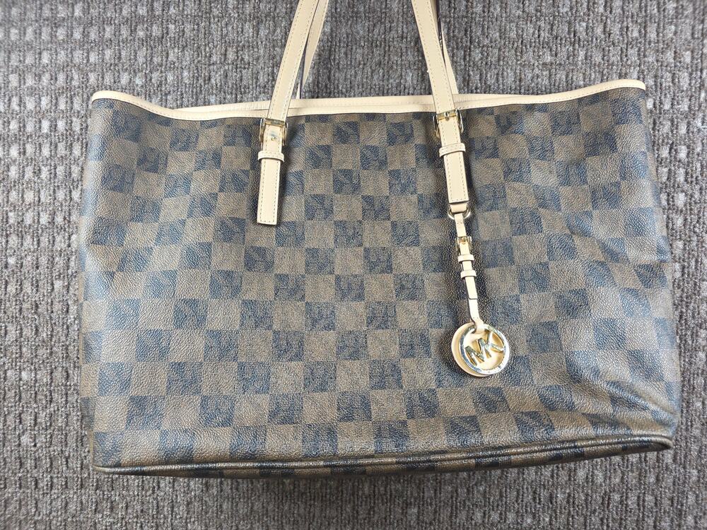 Michael Kors Jet Set Travel Tote Bag / Dark Brown / $50